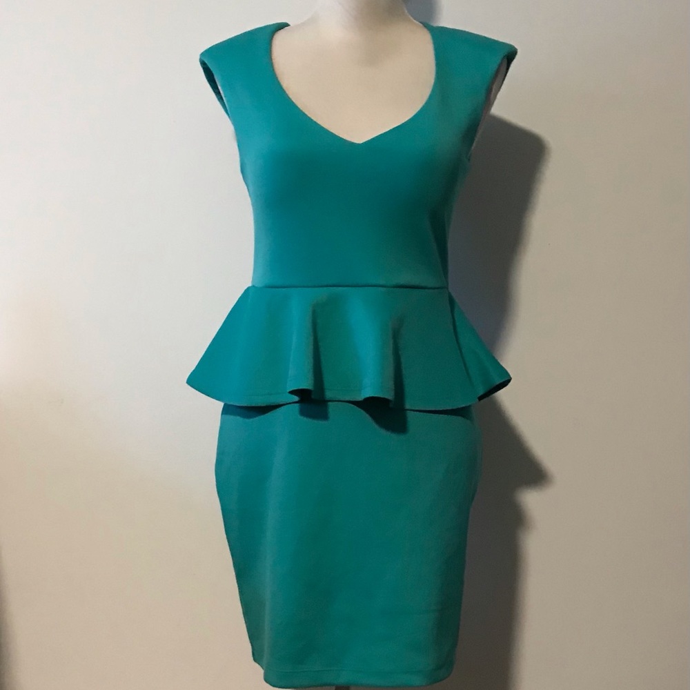 Teal Decibel Dress